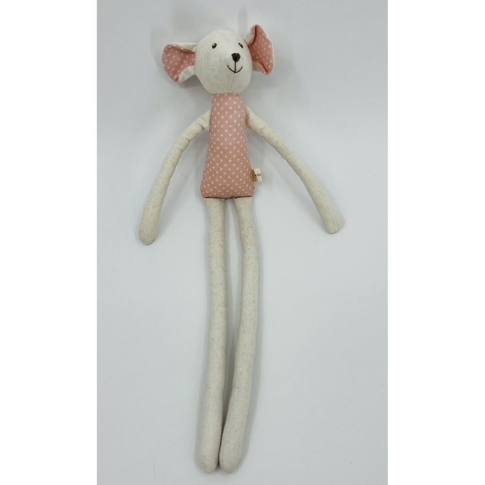 Miss Rose Sister Violet Plush Mouse Stuffed Animal Doll Long Limb